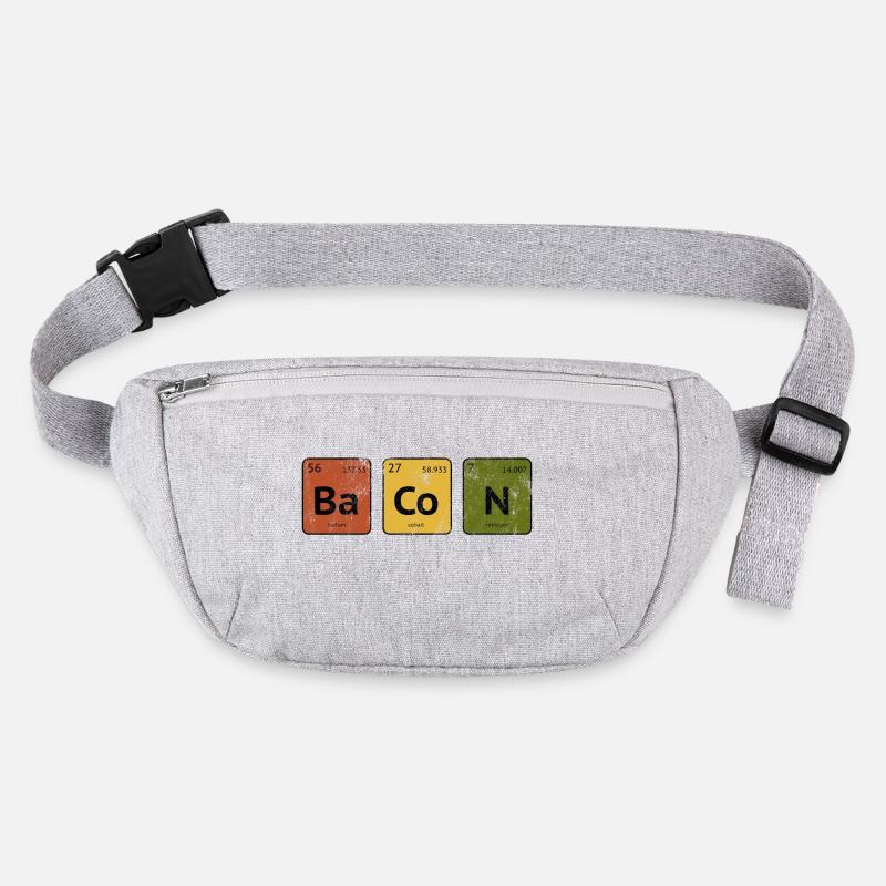 Periodic Table Bacon Stanley/Stella recycled Hip Bag 