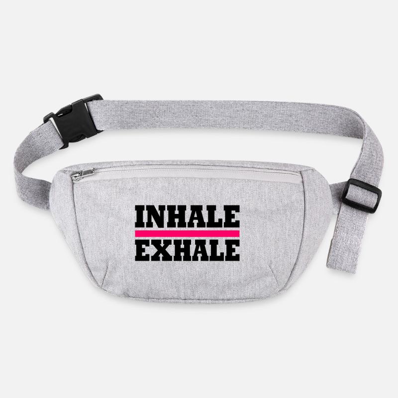 Inhale exhale Stanley/Stella recycled Hip Bag 