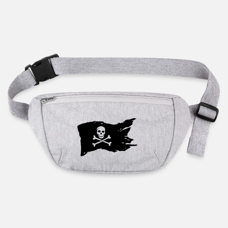 Drapeau Pirate Drapeau Drapeau Pirate Skull Ship Sac banane recyclé Stanley/Stella