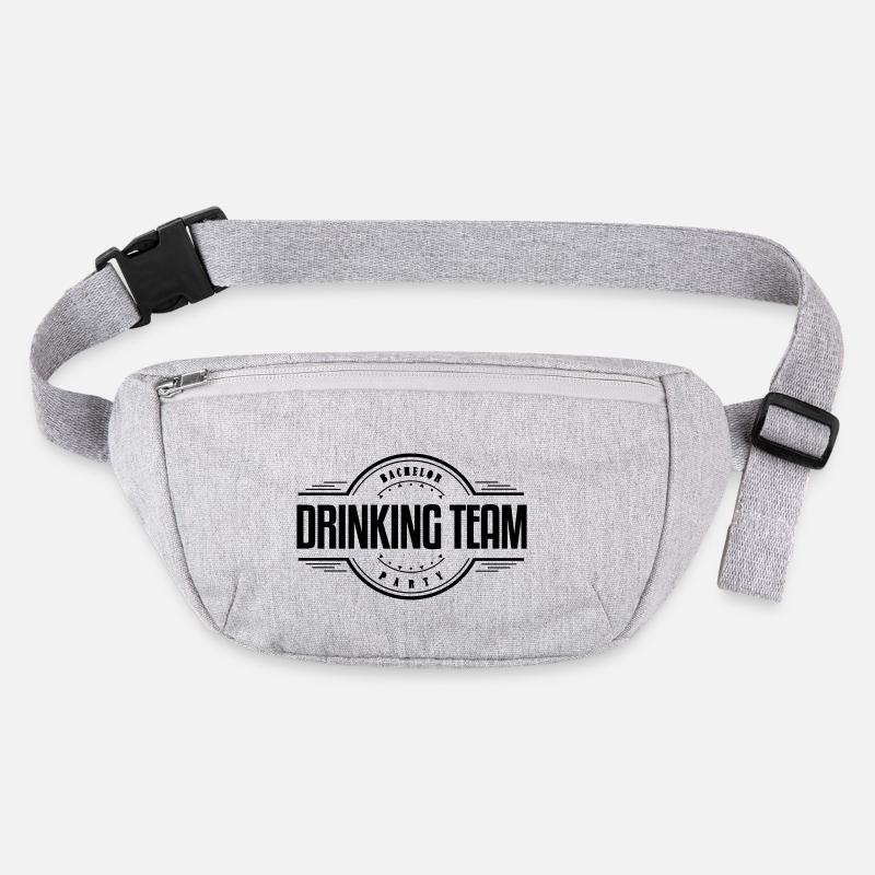 bachelor party drinking team2 - Stanley/Stella recycled Hip Bag - heather grey