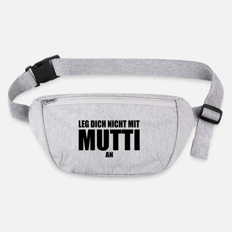 Leg dich nicht mit mutti an Stanley/Stella recycelte Gürteltasche