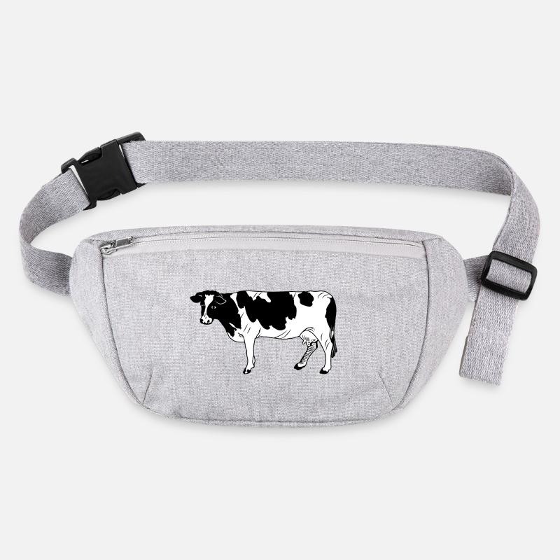 Kuh schwarzpelzig Stanley/Stella recycelte Gürteltasche