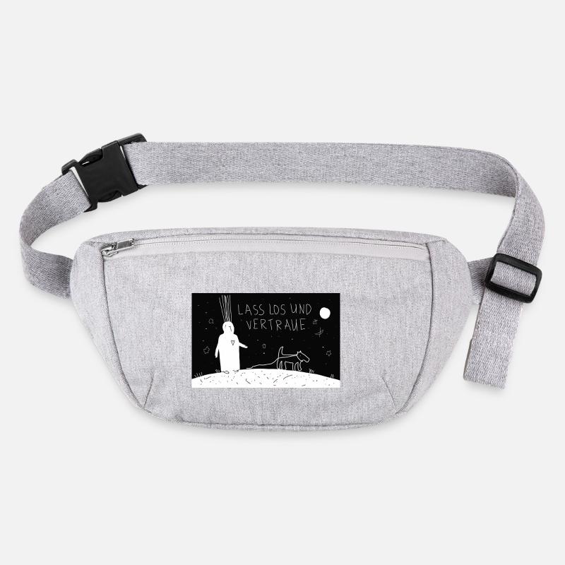 Lass los und vertraue. Stanley/Stella recycelte Gürteltasche