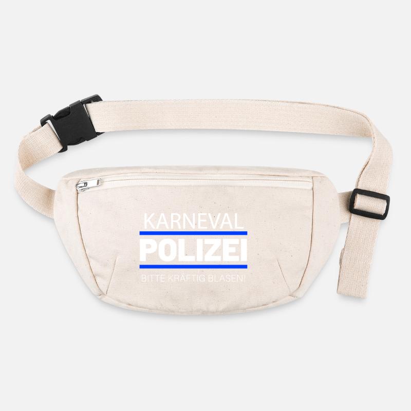 Karneval Polizei Spruch kräftig Blasen Stanley/Stella recycelte Gürteltasche