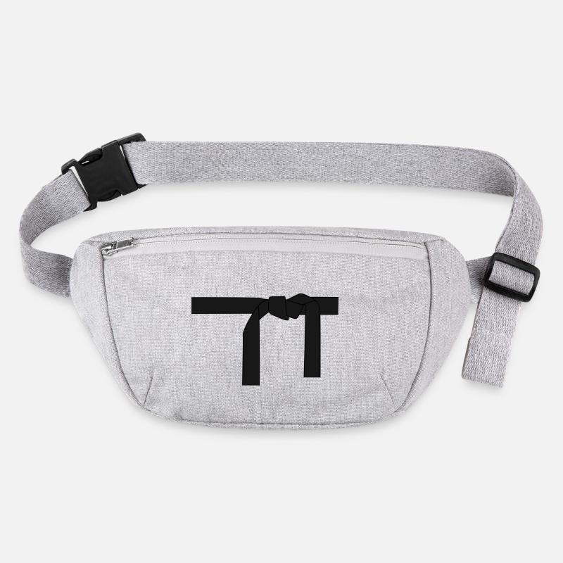 Schwarzer Gürtel. Geschenkidee Stanley/Stella recycelte Gürteltasche