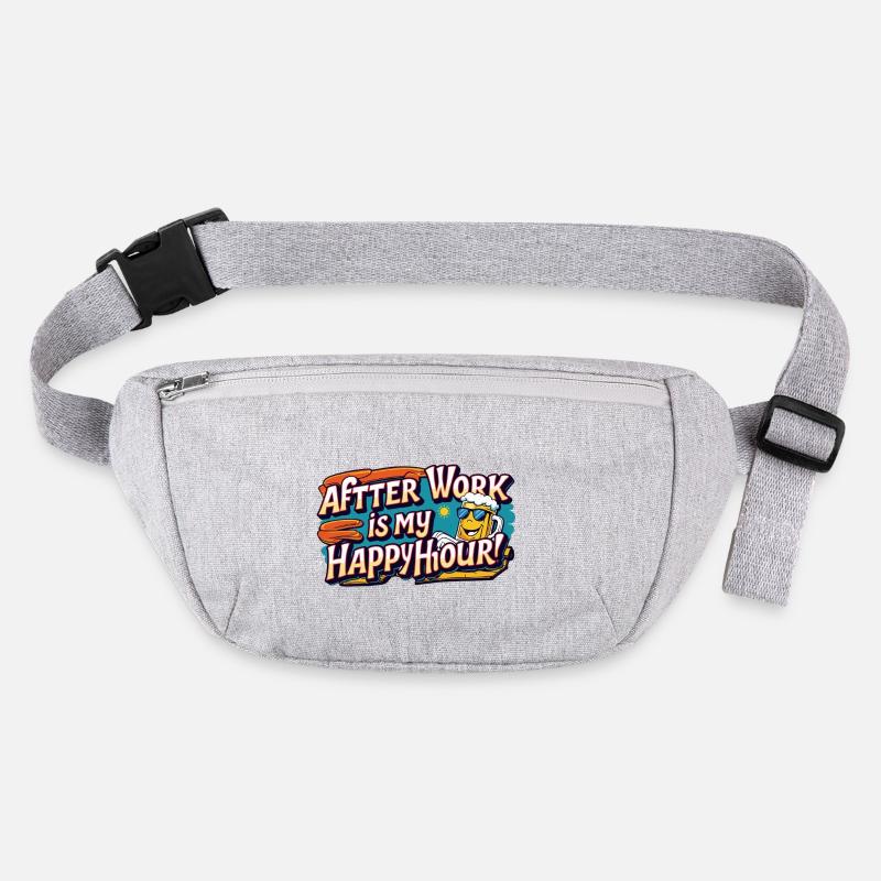 Closing time is my happy hour Stanley/Stella recycled Hip Bag 