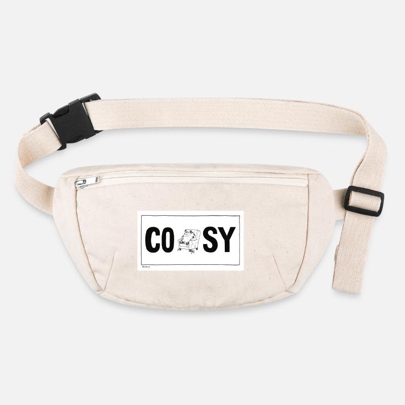 Cuddly Dog Lettering Design Stanley/Stella recycled Hip Bag 