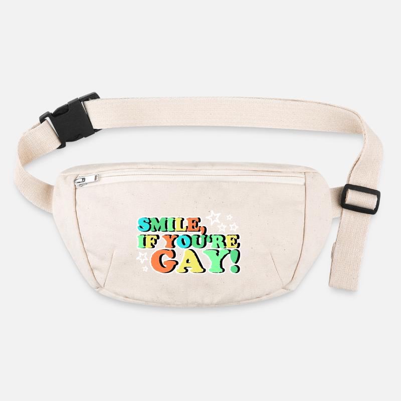 LÄCHLE WENN DU SCHWUL BIST Stanley/Stella recycelte Gürteltasche