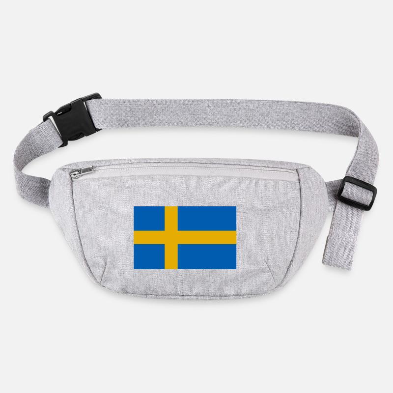 Drapeau de la Suède Sac banane recyclé Stanley/Stella