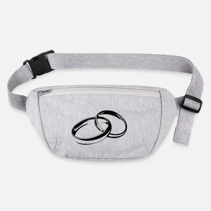 Eheringe Hochzeitsringe Trauringe Stanley/Stella recycelte Gürteltasche