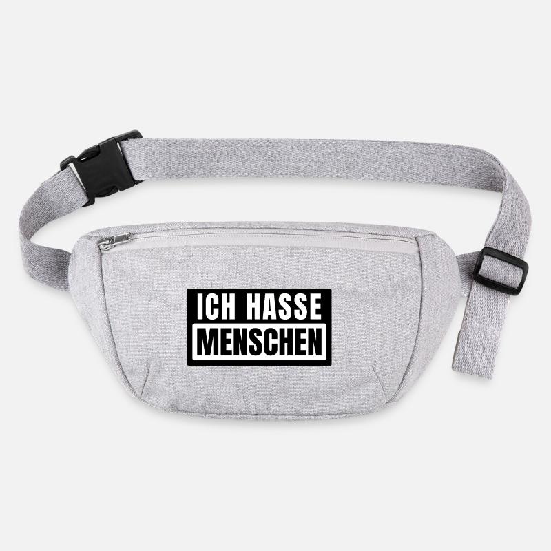 Menschen Hassen Modus Ehrlich und Sarkastisch Stanley/Stella recycelte Gürteltasche