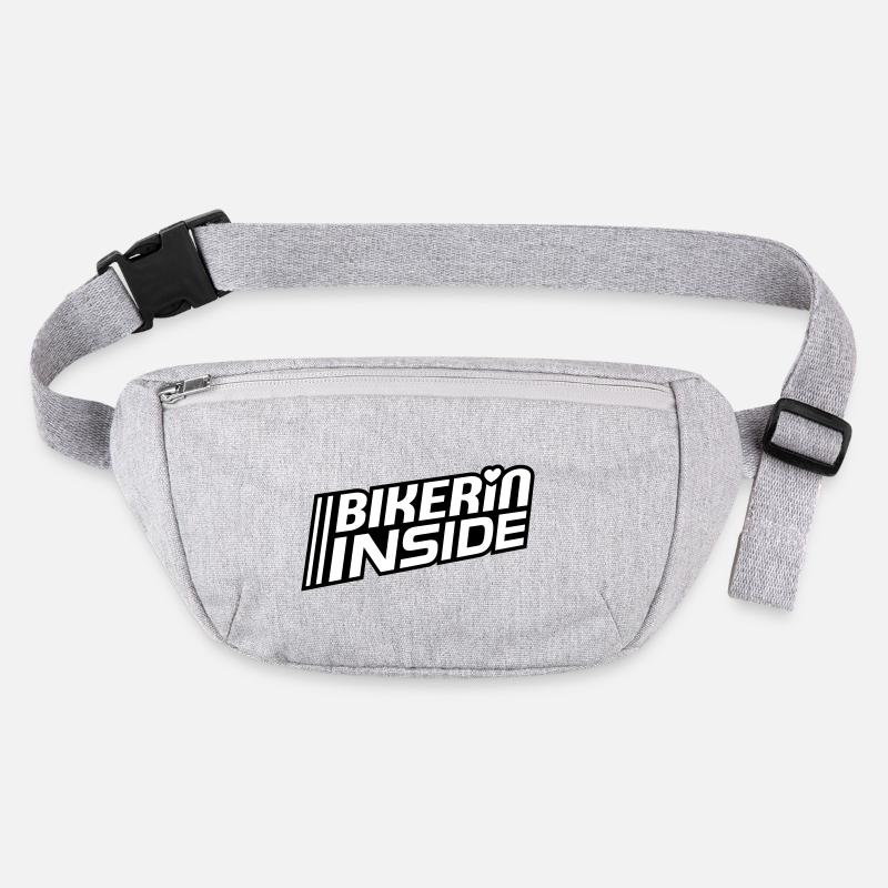 Bikerin inside lettering (colors can be changed) Stanley/Stella recycled Hip Bag 