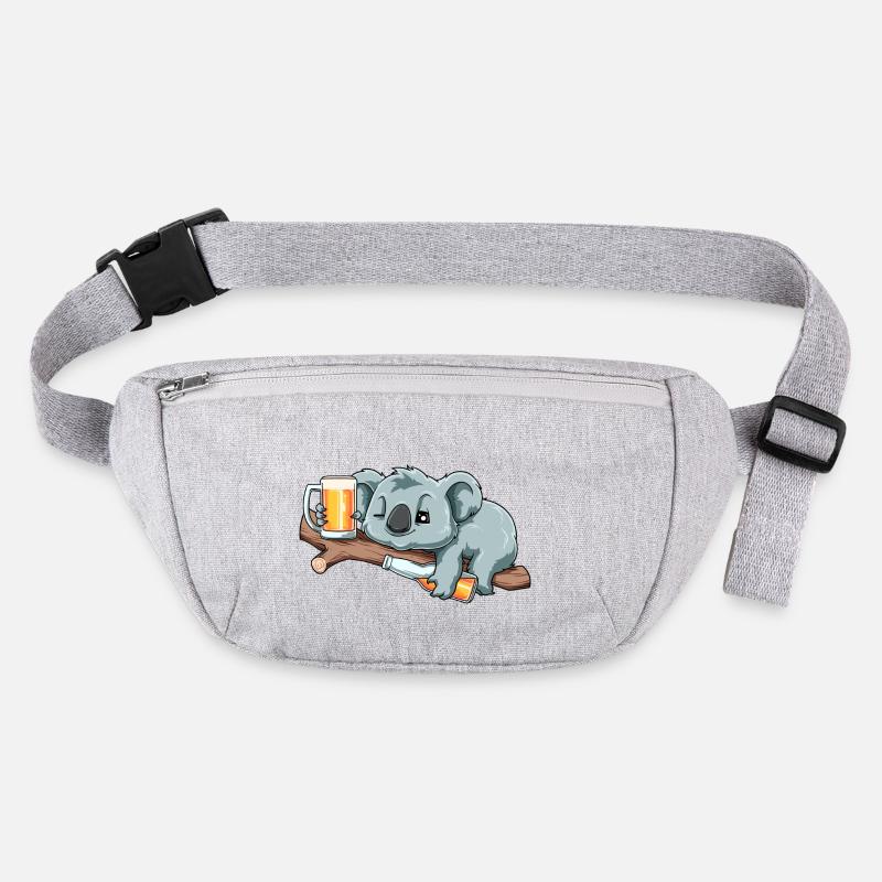 Lustiger Koala trinkt Bier Stanley/Stella recycelte Gürteltasche