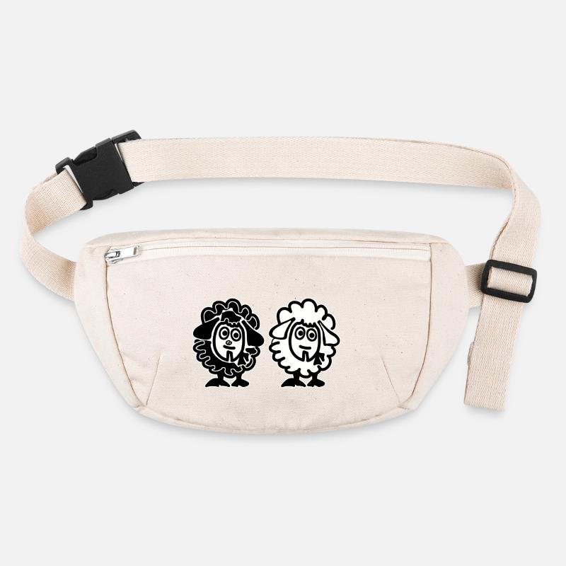 Both Sheep - Twins Stanley/Stella recycled Hip Bag 