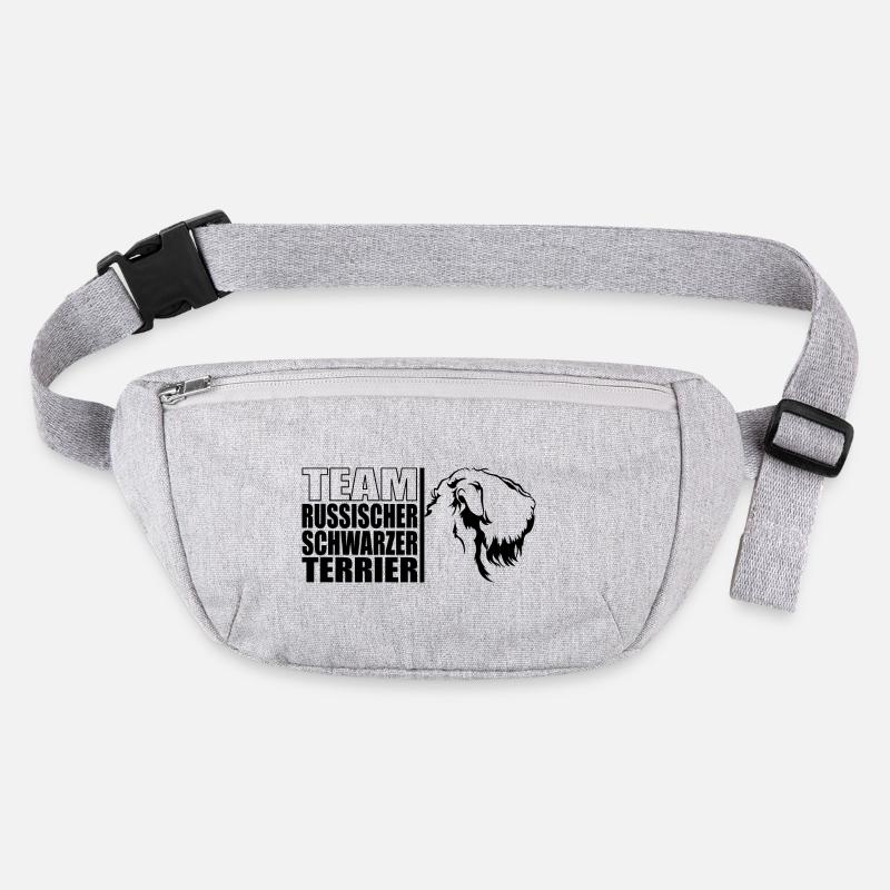 TEAM Russischer Schwarzer Terrier Hunde Wilsigns Stanley/Stella recycelte Gürteltasche