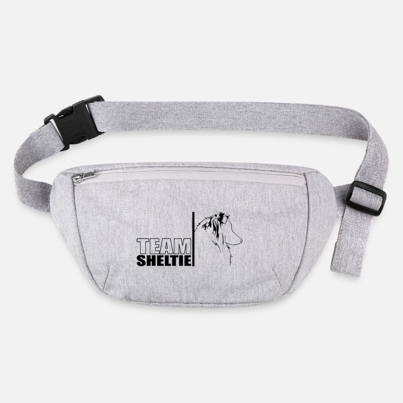 TEAM Sheltie Hunde Hund Shetland Sheepdog Wilsigns Stanley/Stella recycelte Gürteltasche