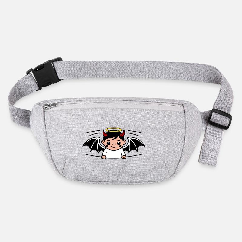 Ange Diable Bébé Enfant Halo Cornes Ailes Sac banane recyclé Stanley/Stella