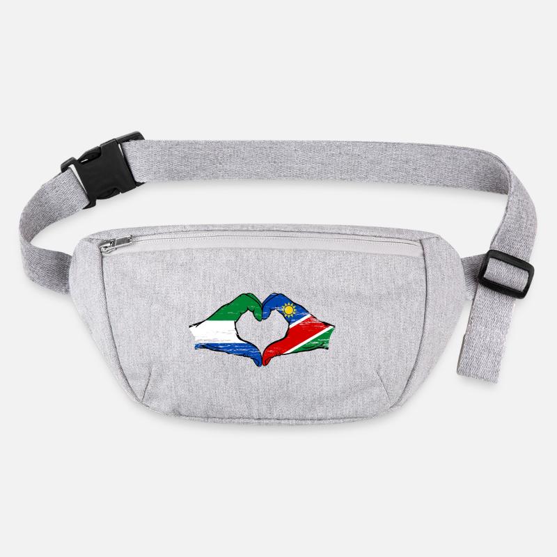 Sierra_Leone_Namibia_Flagge_Haende_Herzform_use Sac banane recyclé Stanley/Stella