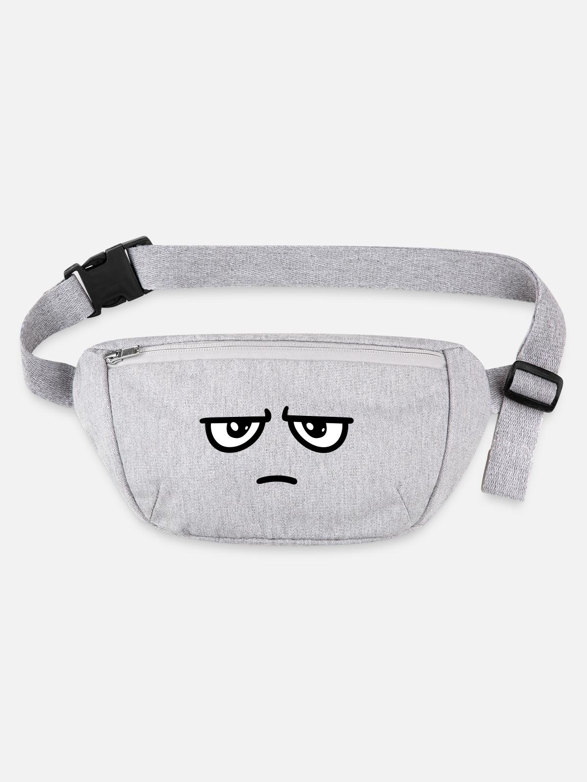not impressed - Stanley/Stella recycled Hip Bag - heather grey - Front