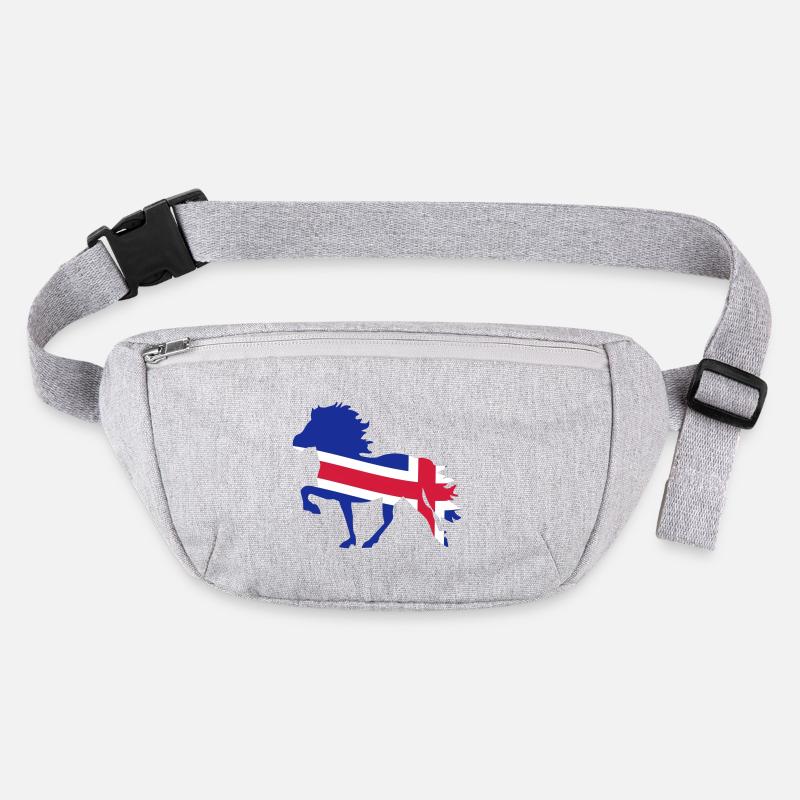 Drapeau islandais pour les chevaux Sac banane recyclé Stanley/Stella