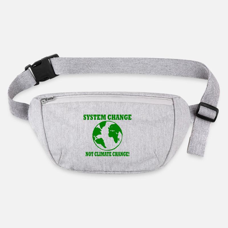 system change not climate change Stanley/Stella recycelte Gürteltasche