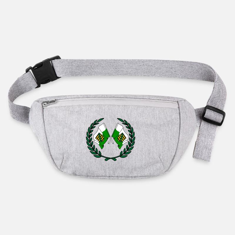 Flags Saxony laurel wreath Stanley/Stella recycled Hip Bag 