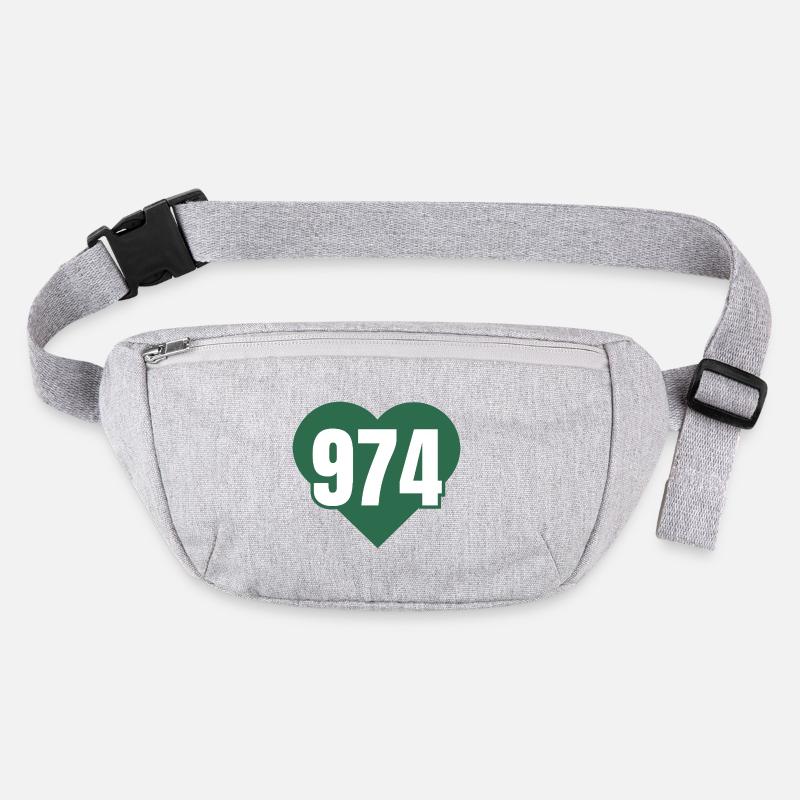 Heart 974 Code Green Stanley/Stella recycled Hip Bag 