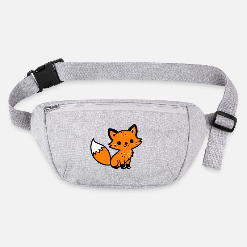 Fox Cute Comic Stanley/Stella recycled Hip Bag 