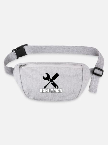 Handyman 🔨 - Sac banane recyclé Stanley/Stella - gris chiné - Devant