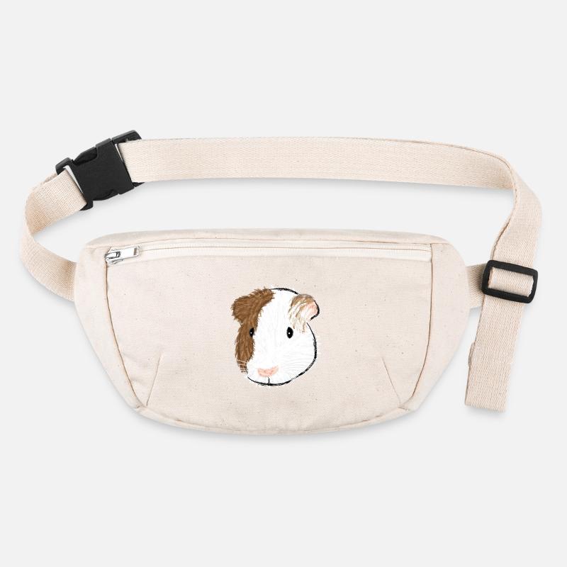 Design with a smooth-haired guinea pig Stanley/Stella recycled Hip Bag 