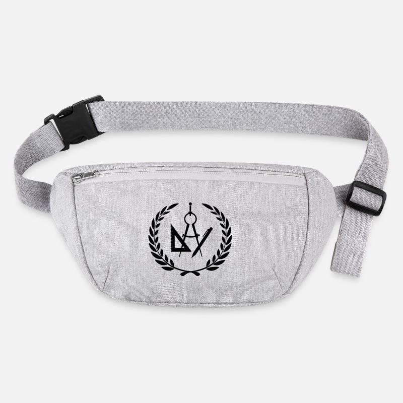 Outils d’architecte ou de designer en couronne de laurier Sac banane recyclé Stanley/Stella