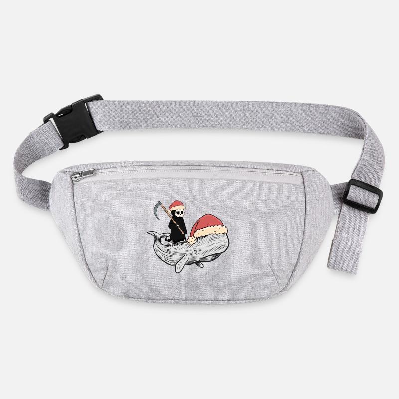 Whale Whale Death Fantasy Dark Ocean Fish Fish Stanley/Stella recycled Hip Bag 