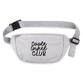 Coole Onkel Club Rosa - Stanley/Stella recycelte Gürteltasche - Grau meliert - Vorne