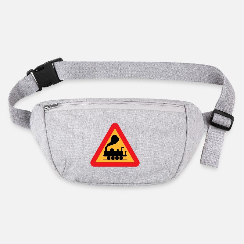 Zug Warnzeichen Stanley/Stella recycelte Gürteltasche
