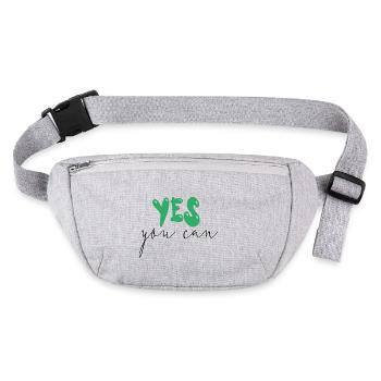 Si, tu peux - Sac banane recyclé Stanley/Stella - gris chiné - Devant