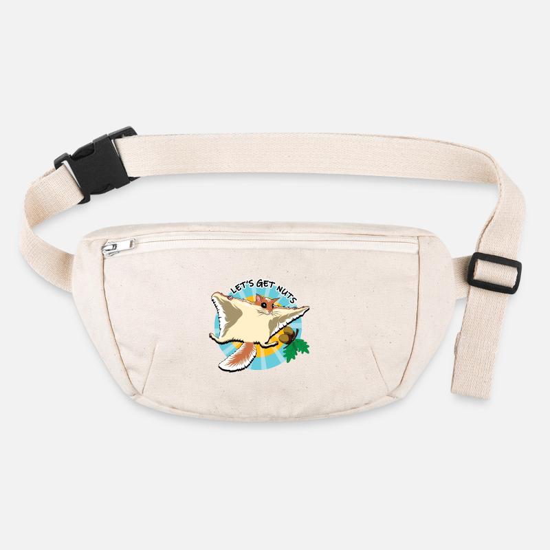 Flying Squirrel - Let's Get Nuts Stanley/Stella recycled Hip Bag 
