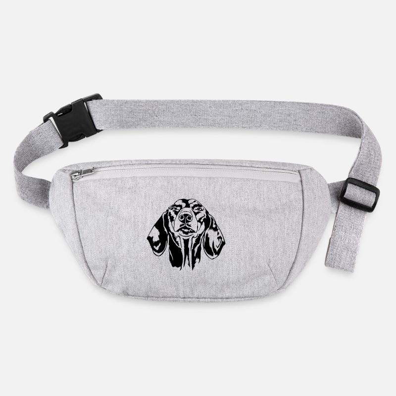 Lustiger Dackel Dachshund Teckel Hunde Wilsigns Stanley/Stella recycelte Gürteltasche