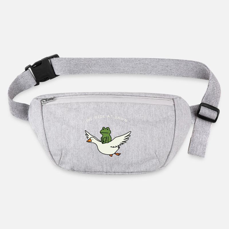 Dawn Ride Frog on Duck Stanley/Stella recycled Hip Bag 