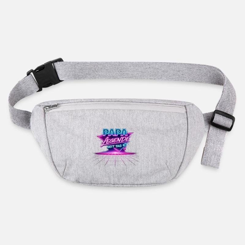 Papa Legende seit Tag 1 Retro Stanley/Stella recycelte Gürteltasche