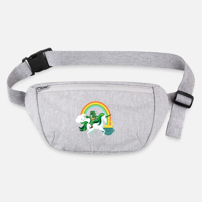 cadeau St Patrick Einhorn dab Kobold drôle Sac banane recyclé Stanley/Stella