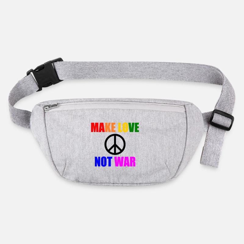 Make love not war Sac banane recyclé Stanley/Stella