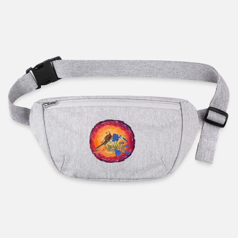 Sun, Birds, Spring, Bird, Branch, Nature, Wilderness Stanley/Stella recycled Hip Bag 