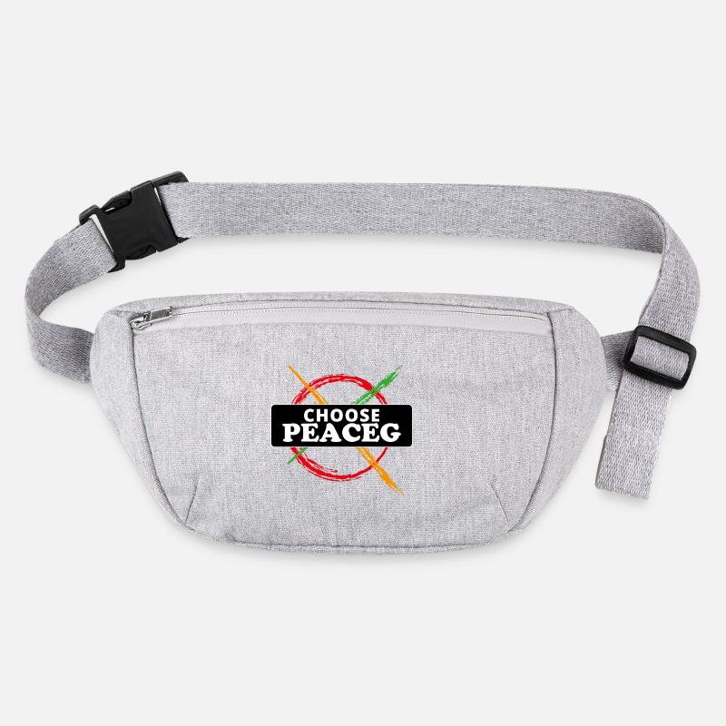 Choose peace - Wähle den Frieden Stanley/Stella recycled Hip Bag 