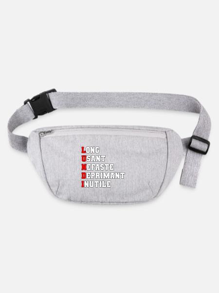 Monday - Stanley/Stella recycled Hip Bag  - heather grey - Front