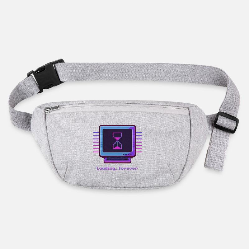 Forever Loading Retro PC Neon Design Stanley/Stella recycled Hip Bag 
