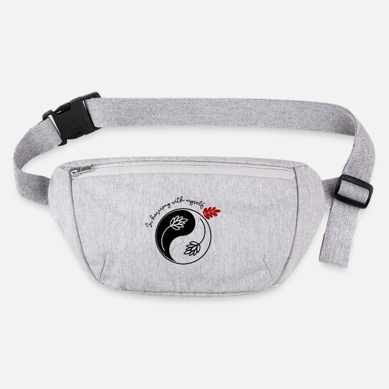 Moderne et élégant « En harmonie avec moi-même » Sac banane recyclé Stanley/Stella