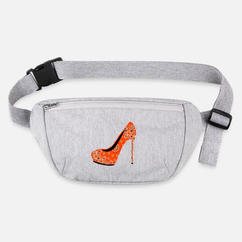 Stöckelschuh Stanley/Stella recycelte Gürteltasche