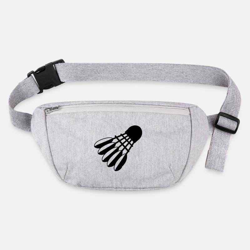 Badminton shuttle logo with springs Stanley/Stella recycled Hip Bag 