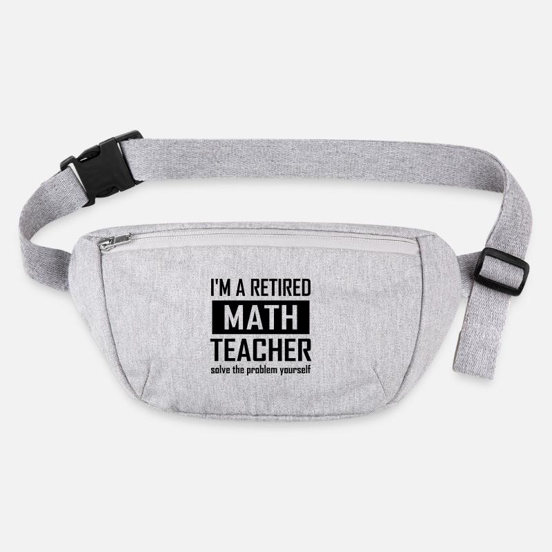 Professeur de mathématiques à la retraite Sac banane recyclé Stanley/Stella