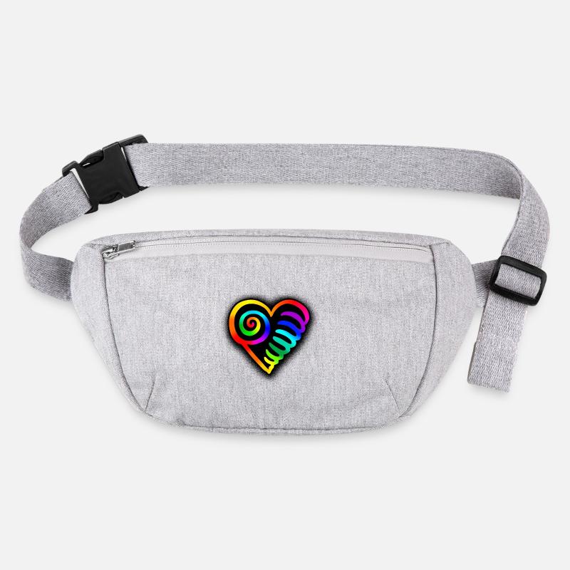 Herz Regenbogen Stanley/Stella recycelte Gürteltasche